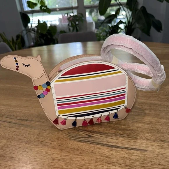 NWT KATE SPADE LEATHER CROSSBODY ICONIC CAMEL BAG WITH LONG STRAP COLLECTIBLE - Picture 13 of 16